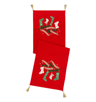 Дорожка на стол winter wishes из коллекции new year essential, 45х150 см 