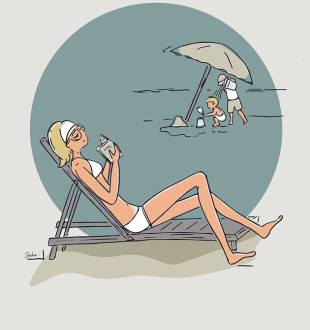 Постер от Софии Чарп "D&eacute;tente" 30х40 см Морская Коллекция