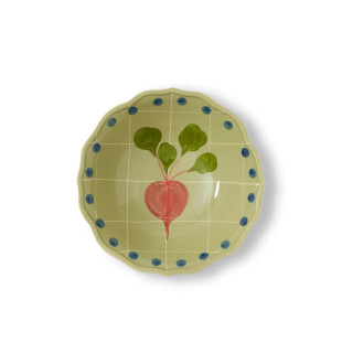 Салатник, цвет Verde, редис d 27 см Quadri